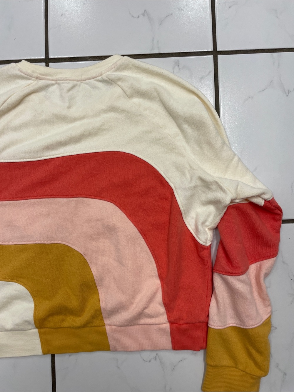 Marine Layer Women’s Cloud 9 Terry Colorblock Cotton Crewneck Sweatshirt Size Sm - Picture 15 of 17